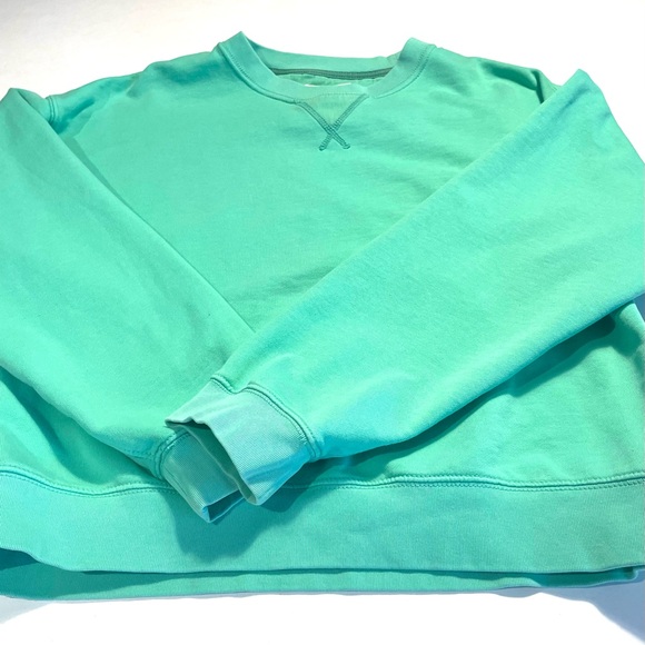 American Eagle Outfitters Teal Crewneck Sweater - Picture 4 of 10